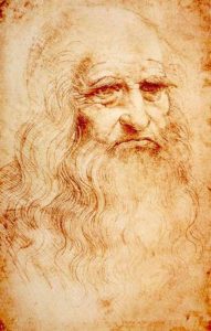 Portrait Leonard de Vinci