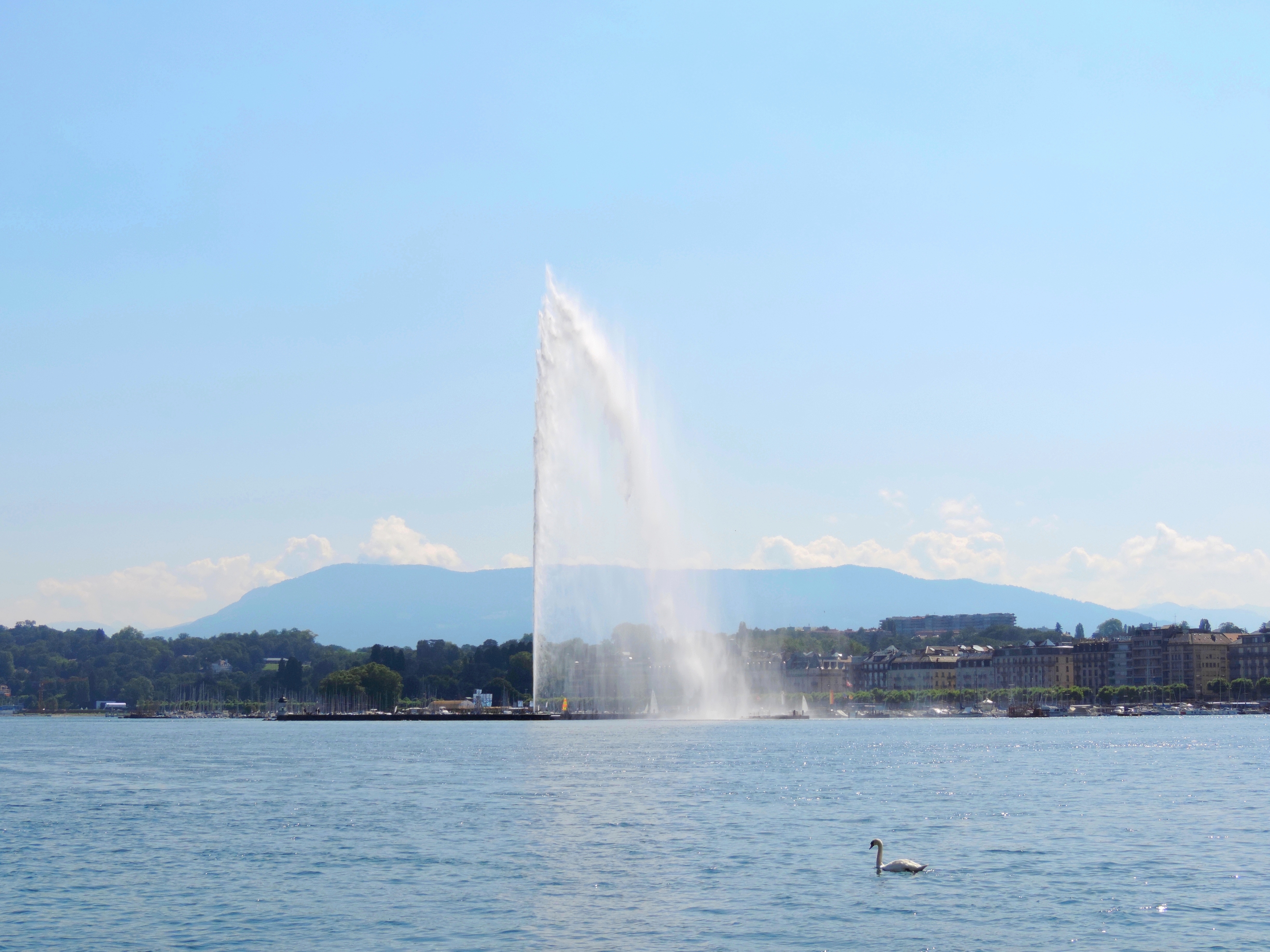 The Jet-d'Eau in Geneva