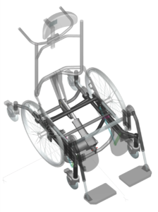Mechanism for articulated seats 