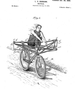 Le vélo à rames de Louis S. Burbank